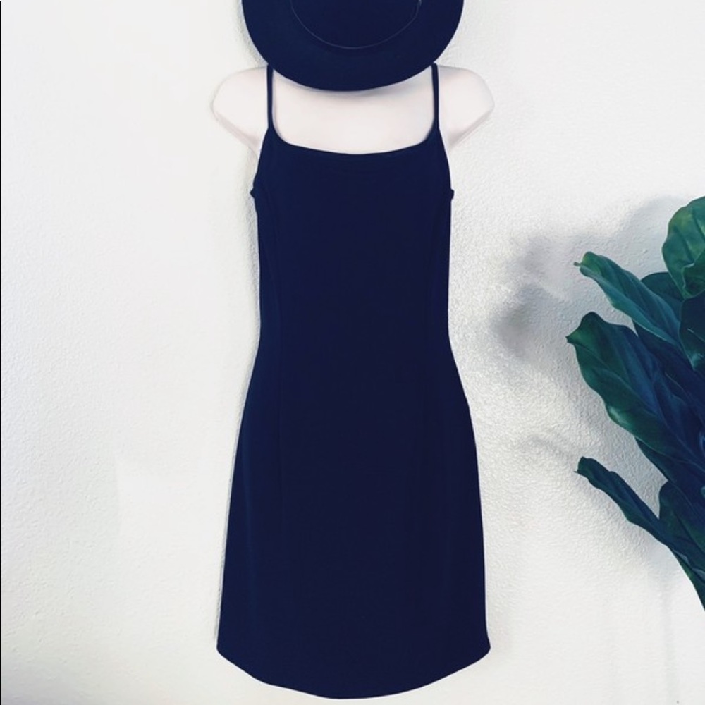 Vintage Scott McClintock Corset Little Black Dress